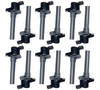 DMCOIL Set of 12 Ignition Coil Packs 2 Pins Compatible With Aston Martin DB9 Coupe And Convertible V12 6.0L AM3 Replaces OEM 4G4E-12A366-AA (12)