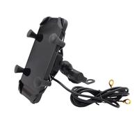 Dmcsx Motorcycle Mount Motorcycle Mobile Phone Holder With USB Charging Rearview Mirror Multifunctional Navigation Modification Accessories
