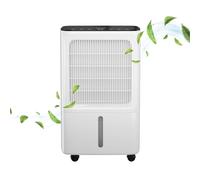 16L/Day Compressor Dehumidifier With Digital Humidity Display, Quiet & Energy Efficient DMD Collective White One Size