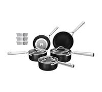 DMD Collective - 5 Piece Pan Set, Non Stick Cookware Sets, Pots and Pans with Stainless Steel Handles, Suitable for Induction, Gas, Electric Hobs & Oven Safe, PFOA Free