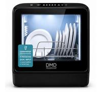 DMD Collective - 5L Table Top Dishwasher, Compact Mini Dishwasher, Black