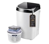 DMD Collective - 9kg Spin Dryer, Clothes Spinner, Stainless Steel Drum | 1.5m Cable, 1280 RPM Full-Load Spin Speed, High-Speed Spin Drying, 5-Min Timer, Automatic Safety Shut-Off, Energy-Efficient