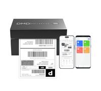DMD Collective - Bluetooth Label Printer, Thermal Label Printer 4x6, Etsy, Shopify, eBay, Royal Mail, Evri, Vinted, Bluetooth for Phone, Chromebook, Windows, USB for Mac, Windows, iOS