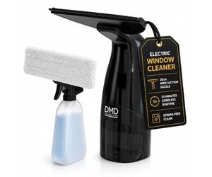 DMD Collective - Cordless Window Vac, Window Cleaner, Streak-Free Cleaning | 35-Minute Runtime, 100ml Water Tank, Rechargeable Battery, Squeegee Head, For Windows, Mirrors and Showers