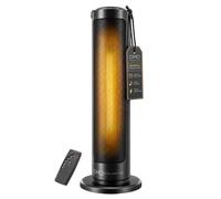DMD Collective Dmd 20" Electric Heater Fan, Ceramic Fan Heater With Remote