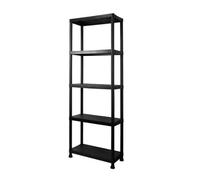 DMD Collective Dmd 5 Tier Heavy Duty Plastic Storage Shelving Unit, Shoe Rack, Garage Storage Organiser