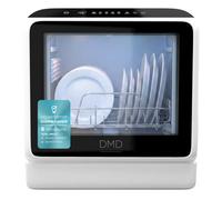 DMD Collective Dmd Mini Countertop Dishwasher With 5L Water Tank And 6 Wash Programmes, White