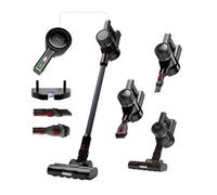 DMD® | PowerPulse 3X Cordless Vacuum Cleaner, 550W/45Kpa, Max 50 Mins Runtime, Fast Charging, Wall-Mounted, Self-Standing Vacuum with 3 Modes For Hardwood Floor Carpet Car Pet Hair