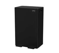 DMD Collective Dual Kitchen Bin - 60L Stainless Steel Waste & Recycling Bin - Black