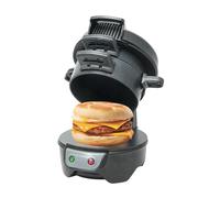 Electric Breakfast Sandwich McMuffin Maker with Egg Cooker - Non Stick DMD Collective Black One Size