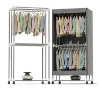 DMD Collective - Electric Clothes Dryer, 15KG Large Capacity Heated Clothes Airer, 2-Tier Stainless Steel Energy-Efficient Electric Airer, 180min Timer, Auto Power Off, Fast Drying 1000W