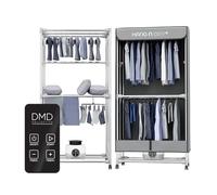 DMD Collective - Electric Clothes Dryer, 2-Tier Heated Clothes Airer, Energy-Efficient Electric Clothes Airer, 180 Minutes Timer, Auto Power-Off, 15kg Capacity, 1000W (Remote & Pegs)
