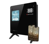 DMD Collective - Glass Panel Heater, 1000W, Smart WiFi App Control, Black