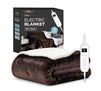 DMD Collective - Heated Blanket, Electric Blanket 180x200cm, Brown
