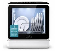 DMD Collective - 5L Table Top Dishwasher, Compact Mini Dishwasher, White