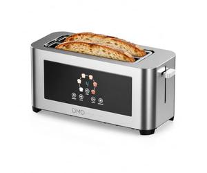 DMD Collective - Toster, 4 Slice Toasters Wide Slots, Stainless Steel