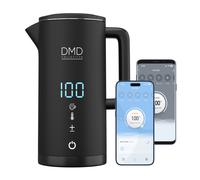 DMD Collective Wi-Fi Touchscreen 1.5L Smart Kettle, App Operated, Voice Control 2200W in Black DMD Collective Black