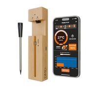 DMD Collective - Wireless Meat Thermometer, Bluetooth Meat Thermometer Probe with Temperature Alarm, 100m Long Bluetooth Range, for The Oven Grill Kitchen BBQ Smoker Rotisserie,100% IP67 Waterproof