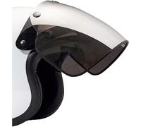 DMD Flip-Up Visor Mirror Silver For Vintage Motorcycle Motorbike Helmets