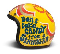 DMD Retro Candy Jet Helmet unisex Yellow/Blue/Red, XS