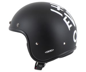 DMD Retro I Hate Everyone Jet Helmet M unisex Matt/Black/White, M