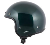DMD Retro Jet Helmet Green/Metallic XL