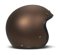 DMD Retro Jet Moto Motorcycle Motorbike Open Face Helmet Caffe