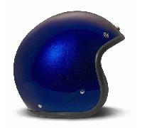 DMD Retro Jet Motorbike Motorcycle Open Face Helmet Deep Blue