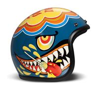 DMD Retro Lollipop Jet Helmet blue size S
