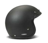 DMD Retro Jet Motorbike Motorcycle Open Face Helmet Matt Black