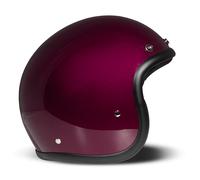 DMD Retro Jet Motorbike Motorcycle Open Face Helmet Purple