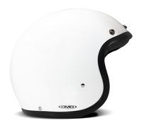 DMD Retro Jet Motorbike Motorcycle Open Face Helmet Solid White