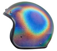 DMD Retro Rainbow Jet Helmet Rainbow S purple