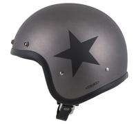 DMD Retro Star Grey Jet Helmet gray size S
