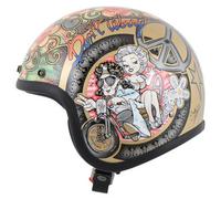 DMD Retro Woodstock Jet Helmet blue size L