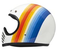 DMD Seventyfive Eighty Full-Face Helmet White/Blue/Red M