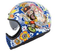 DMD Seventyseven Flower Power Full-Face Helmet blue size L
