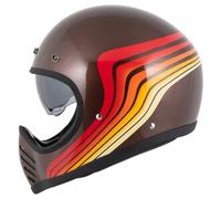 DMD Seventyseven Waves Full-Face Helmet brown size M