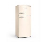 DMDK DKC2 Freestanding Freezer, Net Capacity 206 L, 4 Adjustable Shelves, Large Vegetable Drawer, Cream, Energy Class E