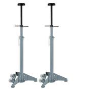 DMETE Hydraulic Jack, 1500lbs 1/2 3/4Ton Under Hoist Stand Pole Jack Heavy Duty Car Support Lifting Jack For Car Installations And Replacement(Gray 2pcs,Wheel 1500lbs)