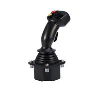 DMETE Joystick Controller 60A-2M2 Hall Rocker, Agricultural Machinery Joystick, Engineering Machinery Rocker Four-axis Industrial Control Lever Handle Safe Maneuvering(5V output 0-5V)
