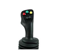 DMETE Joystick Controller Hall Multi-axis Construction Machinery Vehicle Handle, Modified Machine Rotary Excavator Harvester Handle Joystick Rocker Safe Maneuvering(Power supply 5V output 0.5-4.5V)