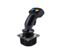 DMETE Joystick Controller Single axis 61A2 push rod resistance positioning, Hall rocker handle, industrial joystick smart boat cruise yacht push rod Safe Maneuvering(Onecolor,RS485MODBUS)