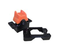 DMETE Joystick Controller SMC102 Single-axis Push Oran, Rod Hall Rocker Industrial Handle Engineering Remote Control Hall Joystick Safe Maneuvering(0.5-4.5V,C_D3=3RD+2ND)