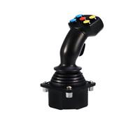 DMETE Joystick Controller SMC60A-5 Electronic Control Joystick Leveling Machine, Leveling Instrument Concrete Paver Hall Rocker Safe Maneuvering(12V output 0-5V)