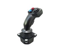 DMETE Joystick Controller SMC60A Multi-axis Non-contact Sensor, High-precision Industrial Joystick Rocker Safe Maneuvering(DC12-28V output RS232)