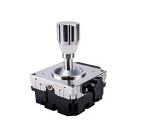 DMETE Joystick Controller SMC80 Unmanned Boat Unmanned Boat Operating Lever, Marine Control Head Industrial Joystick Handle Damping Rocker Safe Maneuvering(DC5V communication RS232)