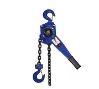 DMETE Lever Hoist,Tightener Hand Hoist Small Lever Hoist Lifting Chain Tensioner Lifting Lever Chain Manual 0.75/1T 1.5M for Off Road(0.75T 1.5M)