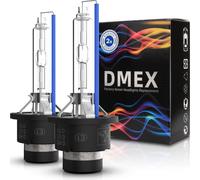 DMEX D2S - 35W - 6000K Cool White Xenon Headlight HID Bulbs 85122 66240 66040 66240CBI Replacement - Pack of 2(Not fit Halogen Headlight Assembly)