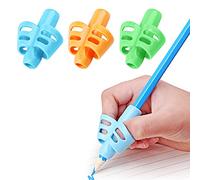 DMFLY Pencil Grips, Pencil Grips for Kids Handwriting, Children Pen Writing Aid Grip Set Posture Correction Tool for Kids Preschoolers Children, Hollow Ventilation Design, 3 Pack